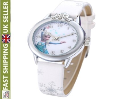 Kinder Frozen Watch Cartoon Stahl Armband Kinder Superheld Geschenk Kind Elsa Anna