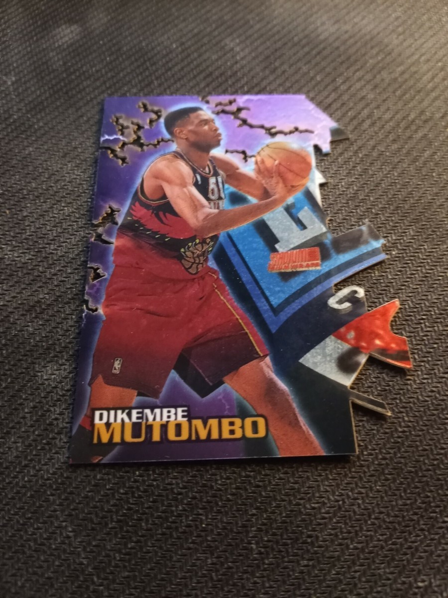 Dikembe Mutumbo - 1997-98 Topps Stadium Club #T11A - Triumvirate Dikembe Mutumbo - 1997-98 Topps Stadium Club #T11A - Triumvirate