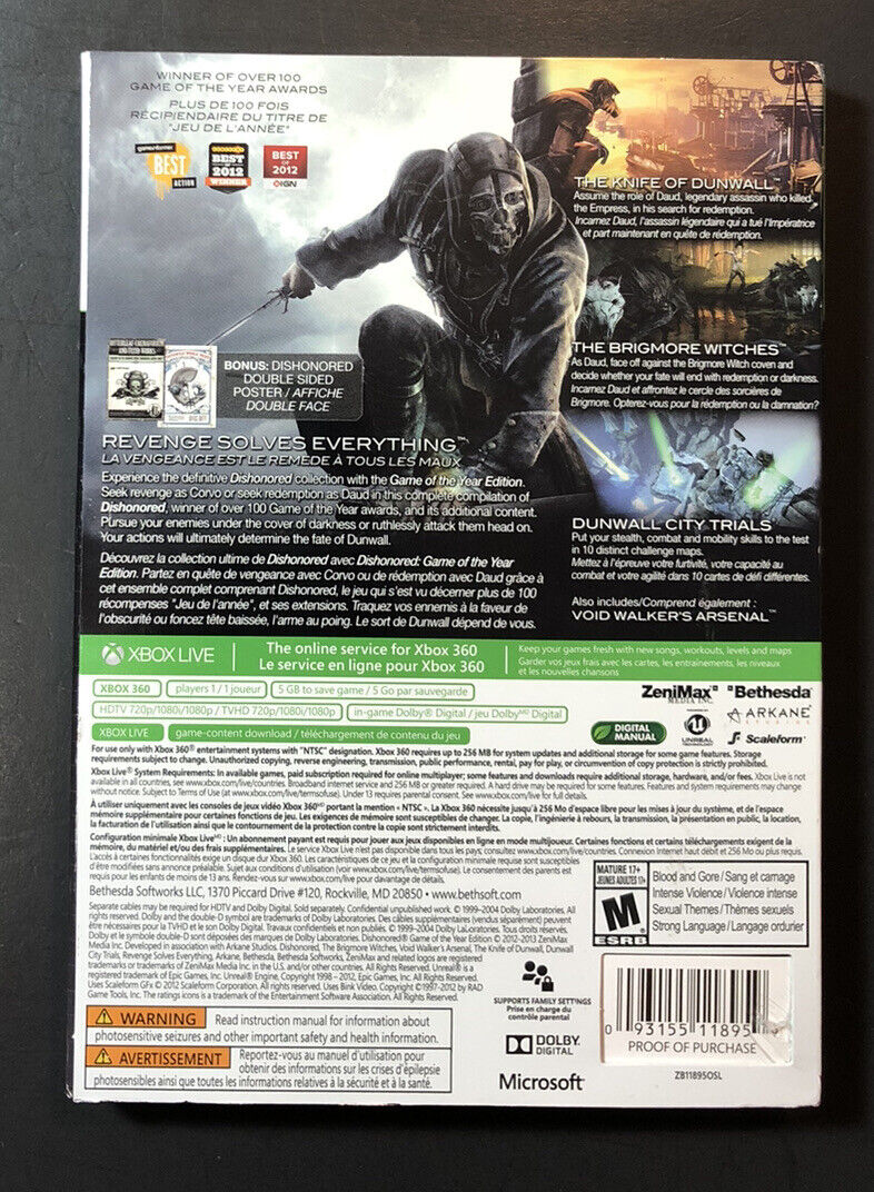 Dishonored - Xbox 360