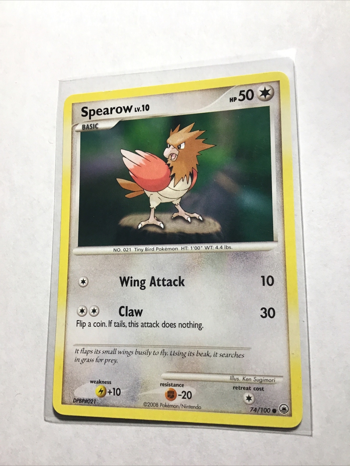 SPEAROW - 74/100 - Majestic Dawn - Pokemon Card - LP