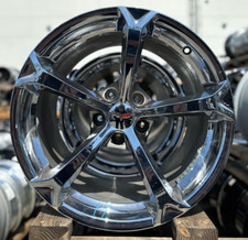 2010-2013 Chevrolet Corvette 19x12 Oem Wheel Rim 5457 09597867 Chrome Rear 2010-2013 Chevrolet Corvette 19x12 Oem Wheel Rim 5457 09597867 Chrome Rear