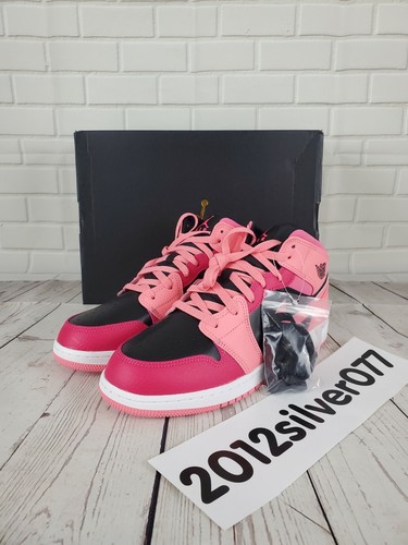 Nike Air Jordan 1 Mid GS 'Coral Chalk 