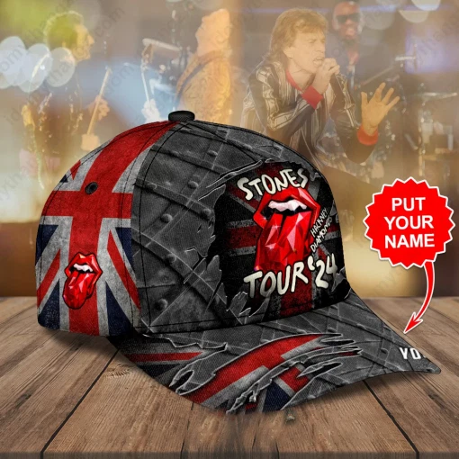 The Rolling Stones Hackney Diamonds Tour 2024 Baseball Caps AOP, Gift For Fan, Summer Cap