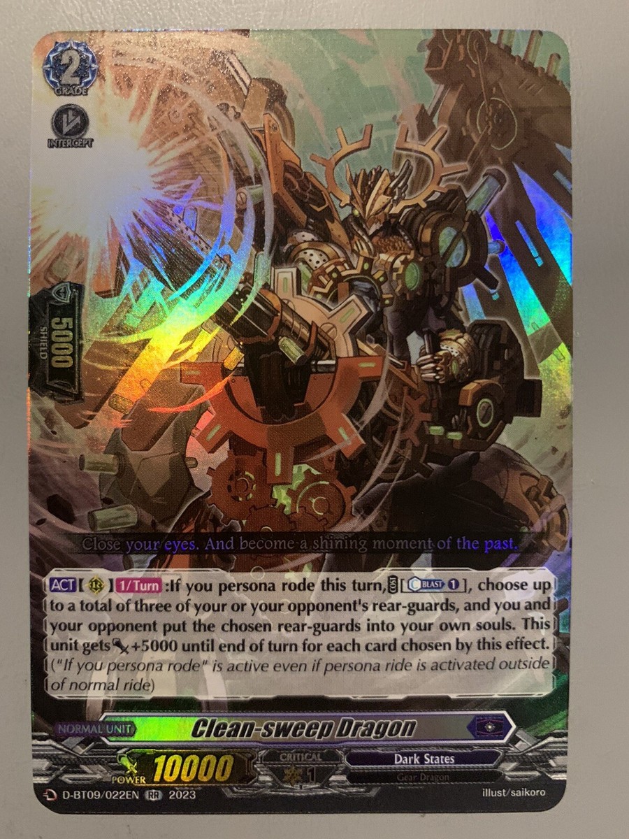 CARDFIGHT VANGUARD CLEAN-SWEEP DRAGON (DARK STATES GRADE 2) D-BT09