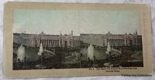 1904 Stereoview Photograph St Louis World Fair Liberal Arts Basin From Cascade