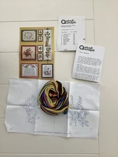 Artcraft Concepts BUTTERFLY MINI PAIR Embroidery Crewel Kit #3820 Vintage 1977