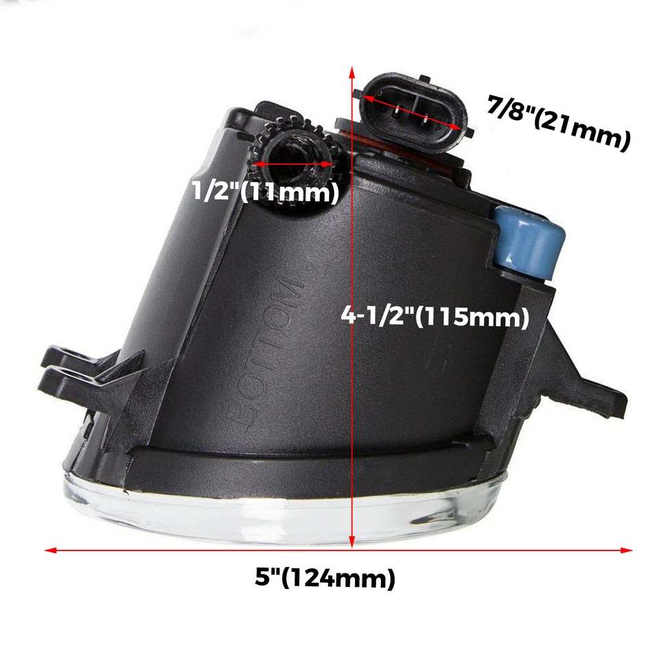 Lâmpada de direção farol de neblina LH&RH para Toyota Camry Corolla Yaris Lexus 4Runner Avalon - Imagem 4 de 4