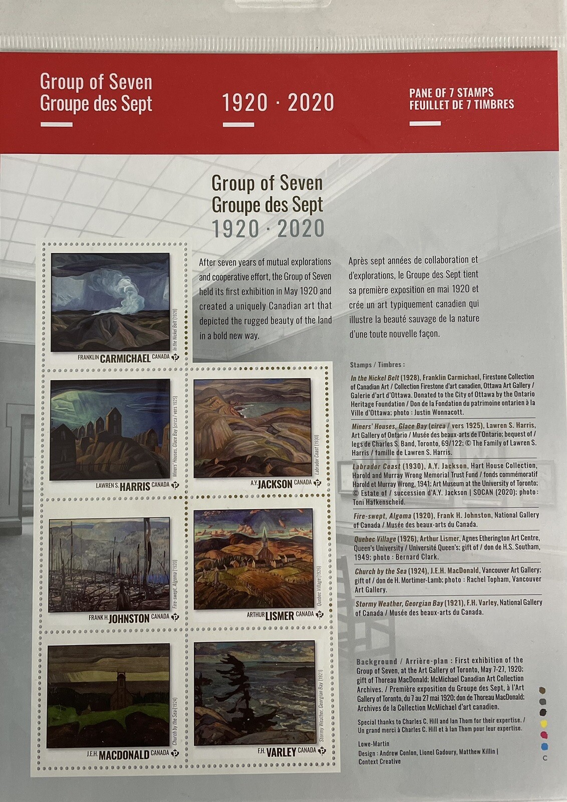 RARE SOLD OUT GROUP OF SEVEN PANE OF 7 STAMPS MINT IN PLASTIC COVER | eBay
