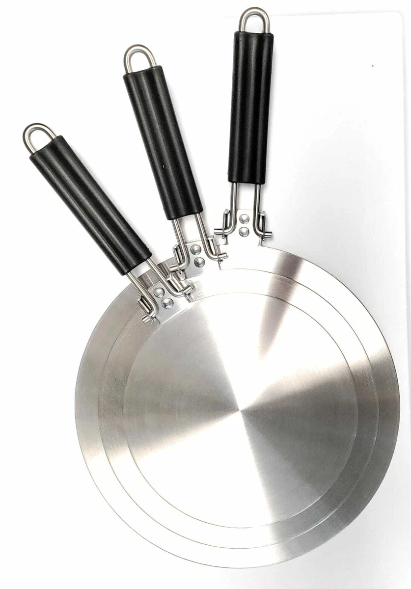 3 Kit SET Induction Cooktop Converter Disc Aluminum Steel Plate Cookware  8,9,11u0026#034; | eBay