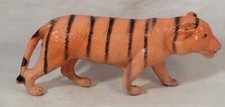 Vintage Celluloid Tiger Toy Made In Japan Animal Zoo