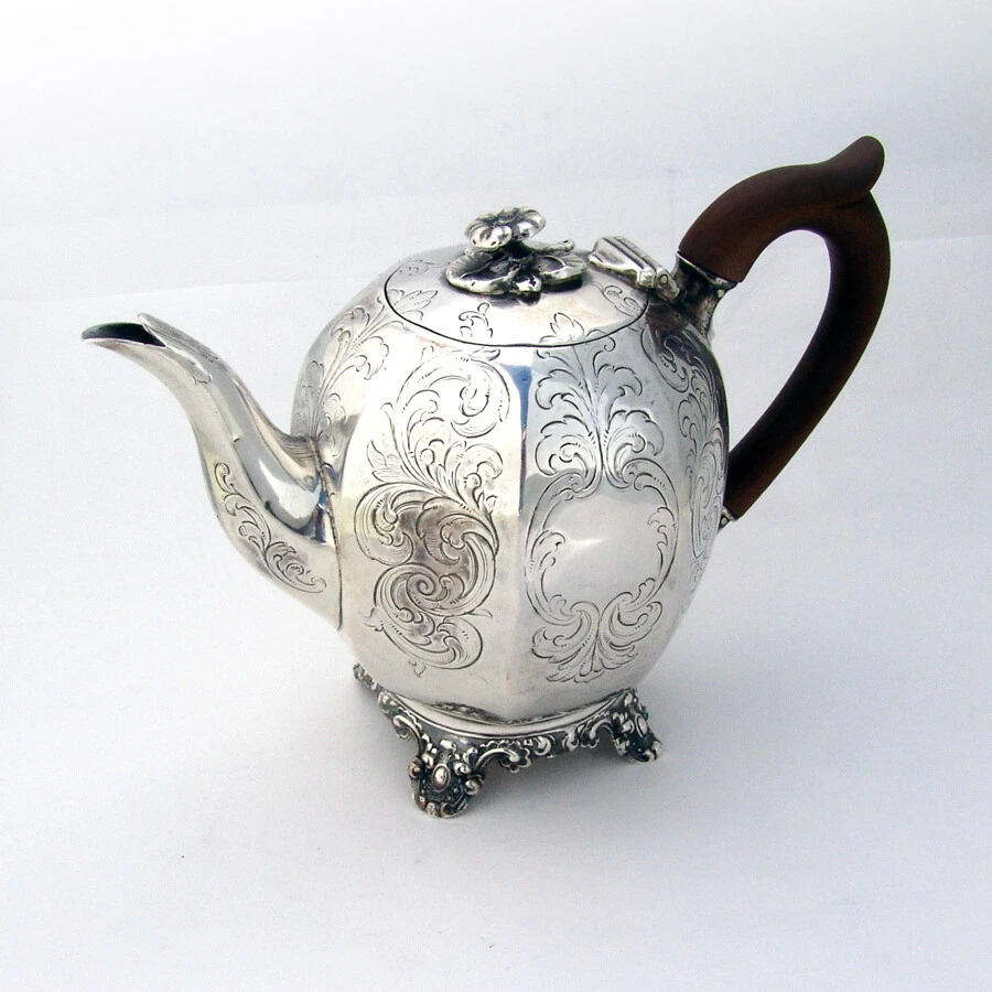Victorian clearance silver teapot