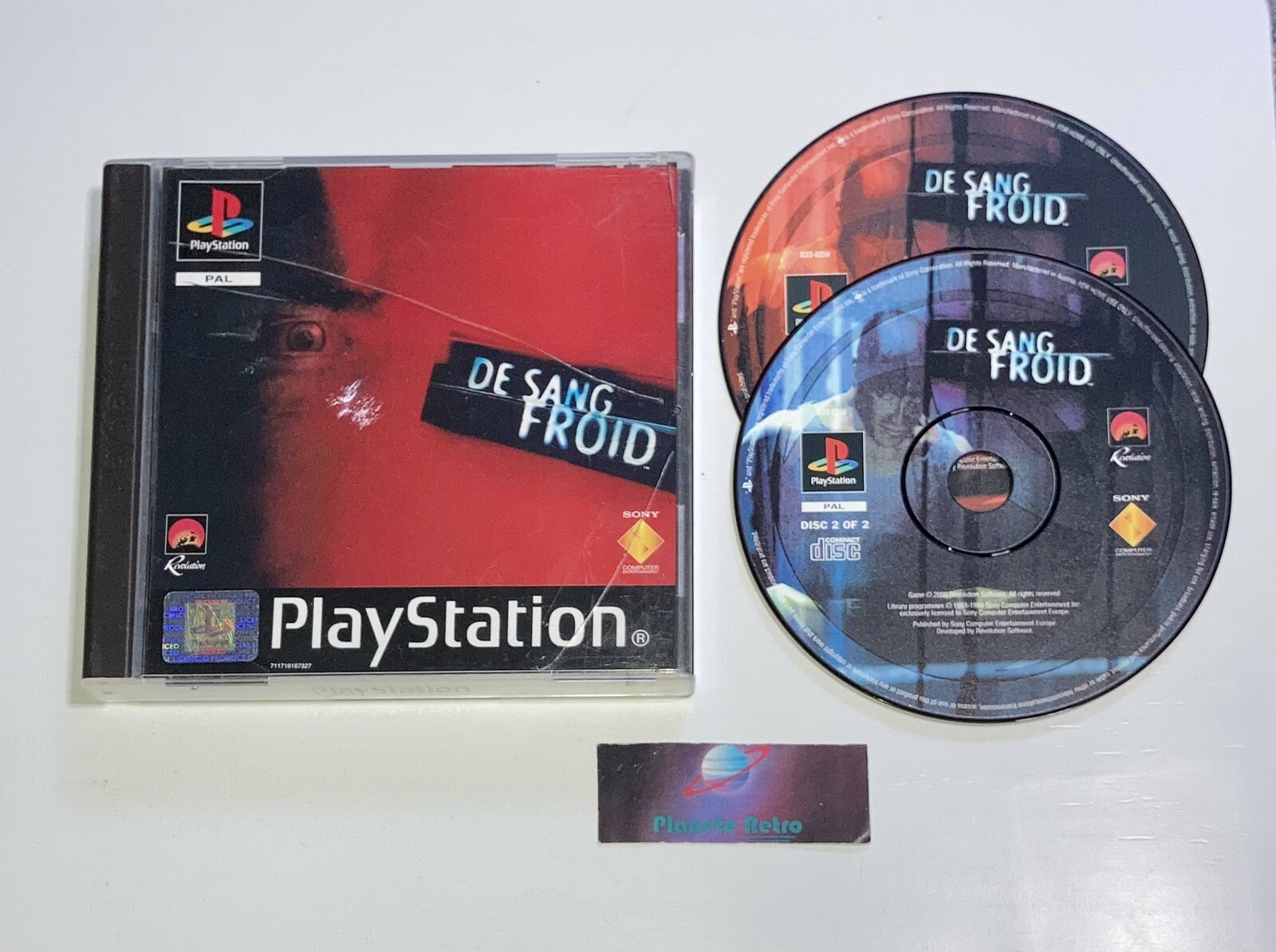De Sang Froid - PS1 Sans Notice Version Française PlayStation Sony