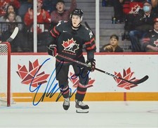 ETHAN DEL MASTRO SIGNED TEAM CANADA 8X10 PHOTO