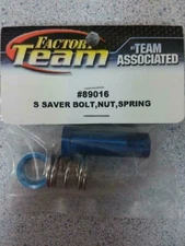 Team Associated  - Servo Saver Bolt, Nut, Spring RC8   -  89016