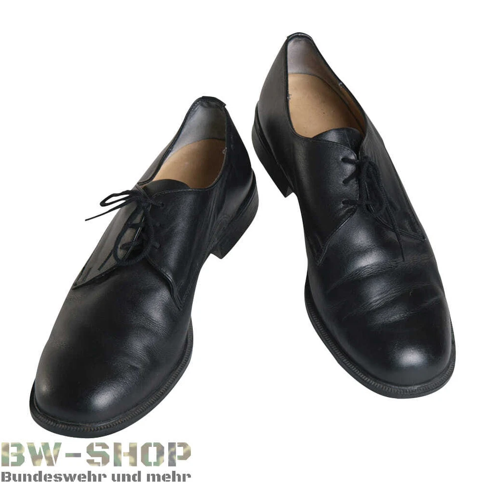ORIGINAL BUNDESWEHR DIENSTSCHUHE BW HALBSCHUHE BUSINESS ABEND ANZUG SCHUHE LEDER - Bild 1 von 1