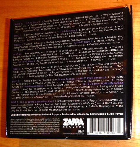 FRANK ZAPPA & THE MOTHERS - THE ROXY PERFORMANCES - 7 CD BOX SET - Imagen 23 de 23