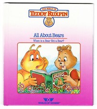 VINTAGE 1985 Teddy Ruxpin All About Bears Hardcover Book