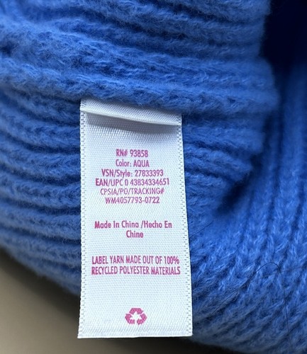 Blue Justice Beanie Youth Girls EUC - Picture 5 of 5