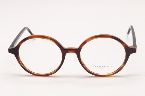 NEU FACE A FACE NORMA 1 COL 167 ROUND TORT SCHWARZ NEUWERTIG AUTHENTISCHE BRILLE 50-18 - Bild 2 von 4