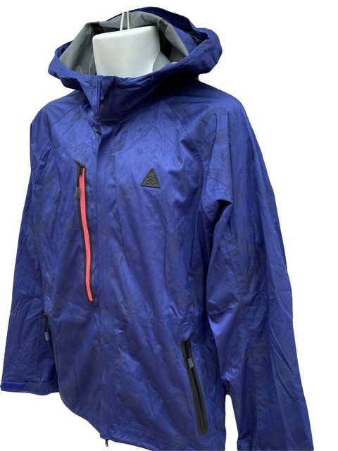 New Nike ACG All Conditions Gear Mens Fit STORM 5 RAIN JACKET Purple M for sale online