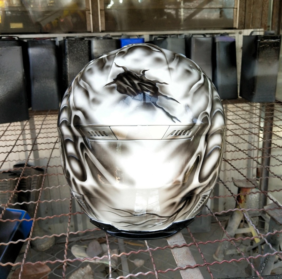 Custom Airbrushed Painted Motorcycle Helmet | eBay