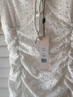 bcbgeneration cotton eyelet mini dress Cotton Eyelet Ruffle Shirt Dress