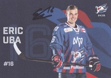 Autogrammkarte Eric Uba - Adler Mannheim - 2024/2025 - Eishockey
