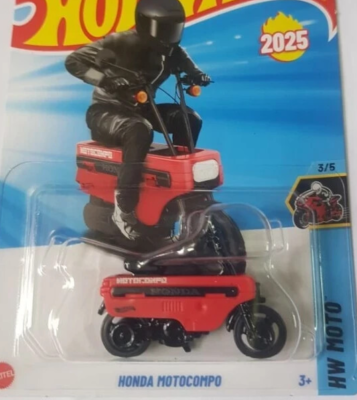 Hot Wheels Honda Motocompo Red #181 Mainline 2025 Case J/K (In