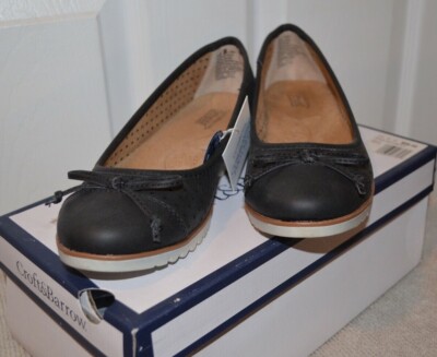 NEW ~ Croft&Barrow Women's Ortholite Shoes  Black 7M or 7.5M  CUSHIONED FOOTBED