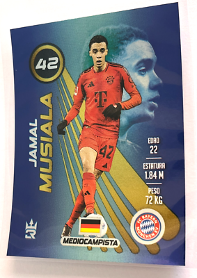 2025 FIFA CLUB WORLD CUP 3R Sticker #A09 JAMAL MUSIALA B. Munich