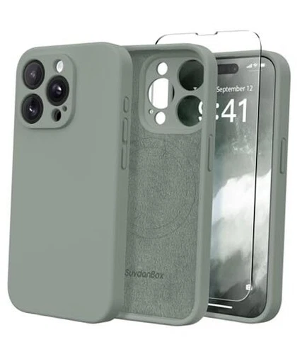 Magnetic for iPhone 13 Pro Case, Compatible with MagSafe, [Full Calke Green