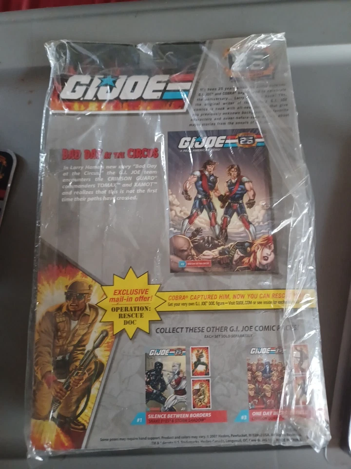 G.I. Paquetes de 2 figuras de acción de Tomax y Xamot de cómic del 25 aniversario de Joe y DOC número 25  Foto 2 de 4