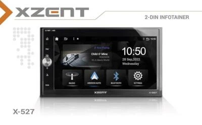 XZENT X-527 2-DIN Autoradio Multimediasystem, Touchscreen, Mediencenter, DAB+ - Bild 1 von 4