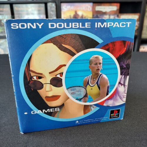 Sony Double Impact Demo CD Games Music PS1 Playstation 1999 - Imagen 1 de 5
