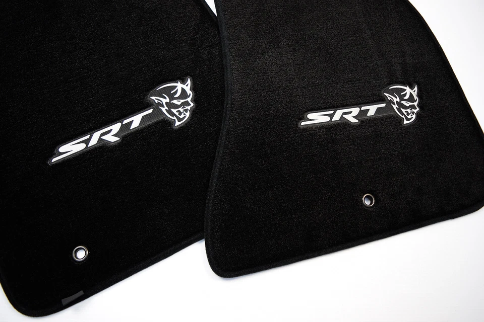 Alfombrillas Dodge Challenger SRT 2018 2023 DEMON LOGO 32 OZ premium en stock Foto 4 de 4
