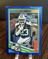 2025 Panini Score Rico Dowdle Panthers Blue Parallel #241 /399 Football Card