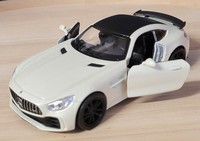 Mercedes Benz Amg Gt R , Modellauto Von Welly , Weiss , 1 : 38