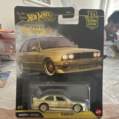 Hot Wheels Car Culture Power Trip '92 BMW M3 Gold chase Real