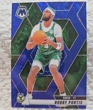BOBBY PORTIS 2024-25 MOSAIC BLUE INTERNATIONAL PRIZM BUCKS #172 /85 