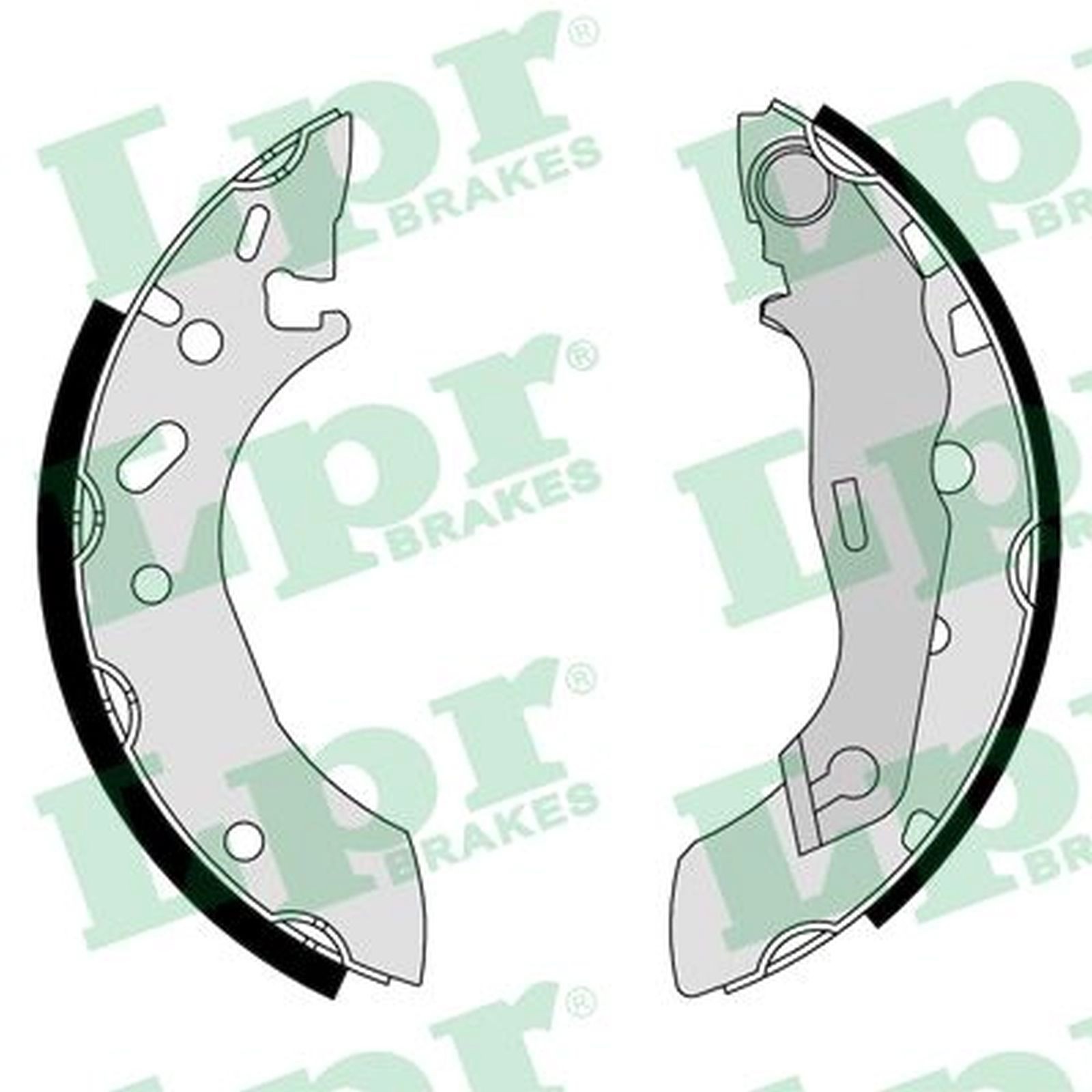 ORIGINAL® Lpr Bremsbackensatz Hinten für Ford KA FIESTA IV FIESTA III PUMA