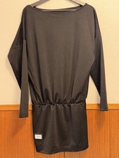Mini Dress Designer Style Black Oversized Tunic Small Minimalist Glam Party