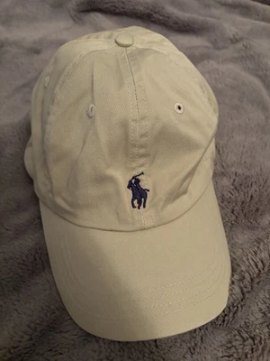 Polo Ralph Lauren Casquette de baseball homme beige coton sergé réglable uni - Photo 1/3