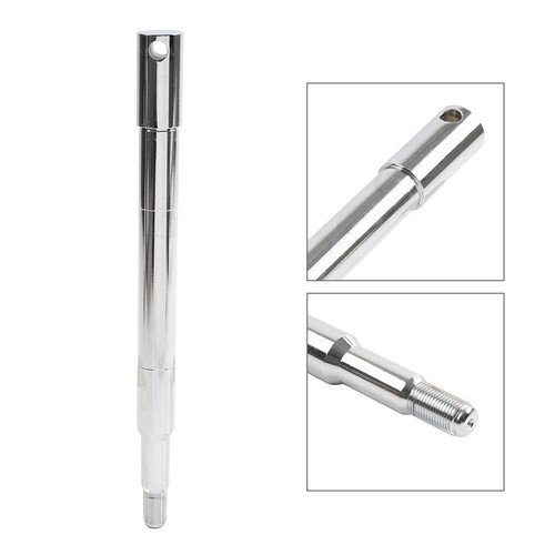 Chromowana oś przednia do Harley Dyna Wide Tour Glide Softail FLT FXDF FXDWG FXST - Zdjęcie 1 z 10