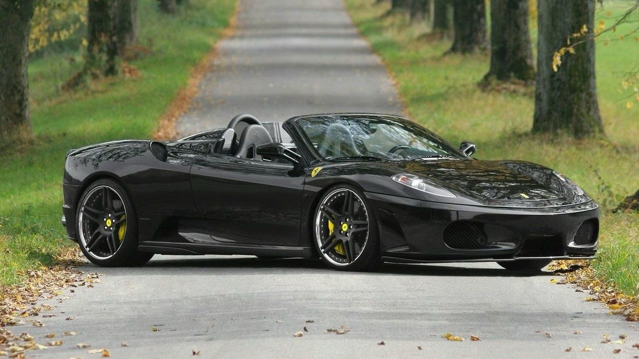 20" NOVITEC NF3 FERRARI F430 WHEELS 360 MODENA MATTE BLACK SCUD 16M RIMS