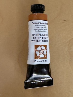 Daniel Smith Rare Discontinued Pigment Quinacridone Gold PO49 PO 49 Full Tube