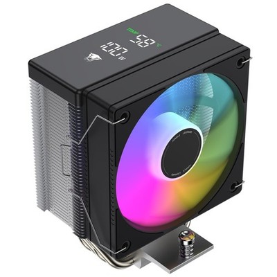 CPU Kühler ARGB Luftkühler mit Temperaturanzeige für Intel AMD 80