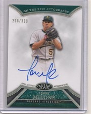 2013 TOPPS TIER ONE TOMMY MILONE AUTOGRAPH 220/399