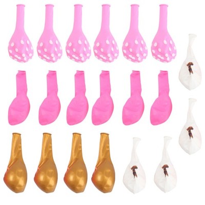 20 Stück 12 Zoll Haustier Geburtstag Ballon Hund gedruckt Ballon Latex Ballon