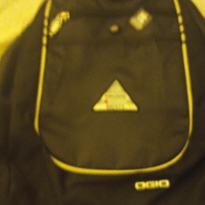 OGIO Black Zip Backpack w/ Outer Pockets, Medium Unisex Travel Casual Sports