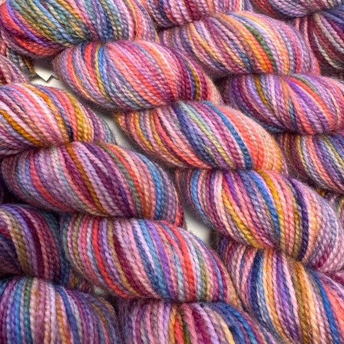 KOIGU KPPPM Fingering Yarn 100% Merino 19 Skeins 175 Yds ea Muted Rainbow Pastel - product listing photo